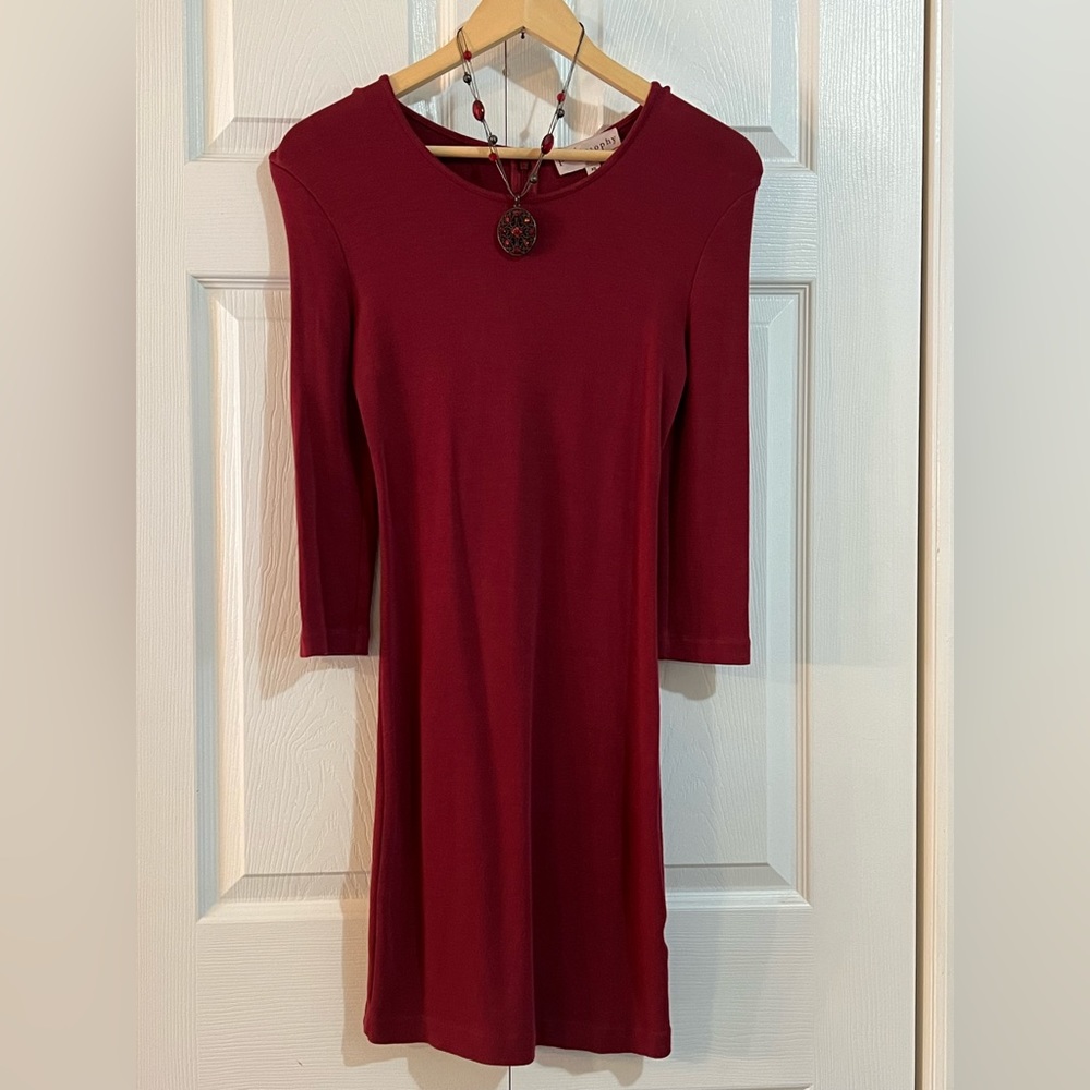 Philosophy brick red dress